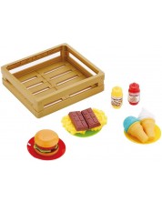 Игрален комплект Raya Toys - Food Box Бургер и сладолед -1