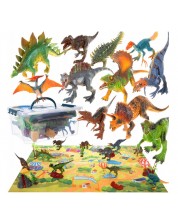 Игрален комплект Kruzzel - Динозаври с постелка -1