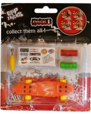 Играчка за пръсти Grip&Trick - Penny Board, оранжева