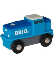 Играчка Brio - Карго локомотив, син