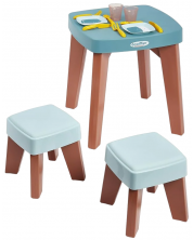 Игрален комплект Ecoiffier - Маса със столчета и прибори -1