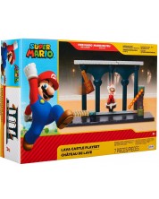 Игрален комплект Jakks Pacific Super Mario - Lava Castle -1