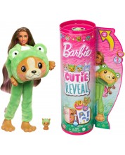 Игрален комплект Barbie Cutie Reveal - Куче облечено като жабка, с 10 изненади -1