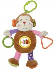 Играчка с активности Lorelli Toys - Маймунка, кафява -1