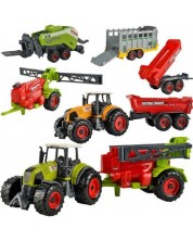 Игрален комплект Iso Trade - Фермерски машини, 6 броя -1