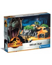Игрален комплект Clementoni - Динозаври с мочурище, Jurassic World -1