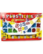 Игрален комплект Raya Toys - Моделини с букви и цифри