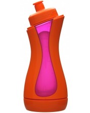 Спортна бутилка iiamo sport - Оранжево и лилаво, 380 ml -1