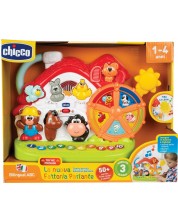 Интерактивна играчка Chicco - Говорещата ферма, на английски и италиански -1