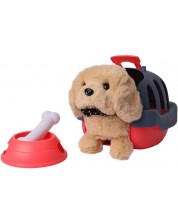 Интерактивна играчка Raya Toys - Куче с аксесоари -1