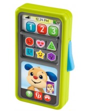 Интерактивна играчка Fisher Price - Натисни и плъзни смартфон -1