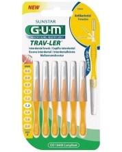 Gum Интердентални четки Trav-Ler, 1.3 mm, 6 броя