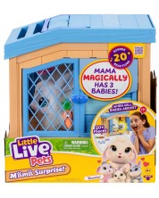 Интерактивна играчка Moose Little Live Pets - Зайче с 3 изненади, Mama Surprise -1