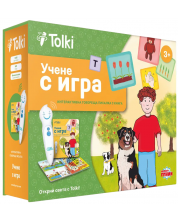 Интерактивен комплект Tolki - Говореща писалка с книга „Учене с игра“