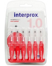 Dentaid Интердентални четки за зъби Interprox, Mini conical, 1.0 mm, 6 броя -1