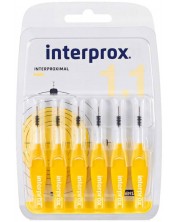 Dentaid Интердентални четки за зъби Interprox, Mini, 1.1 mm, 6 броя -1