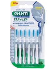 Gum Интердентални четки Trav-Ler, 2.0 mm, 6 броя -1