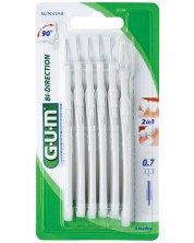 Gum Интердентални четки Bi-Direction, 0.7 mm, 6 броя