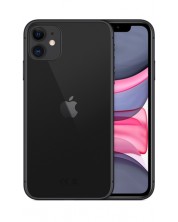 Смартфон Apple - iPhone 11, 4GB/64GB, черен -1