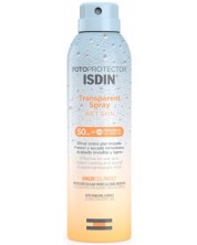 Isdin Fotoprotector Прозрачен и освежаващ слънцезащитен спрей, SPF 50, 250 ml -1