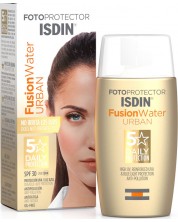 Isdin Fotoprotector Слънцезащитен флуид за градска среда Fusion Water Urban, SPF 30, 50 ml -1