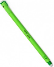 Изтриваема гел химикалка с гума Legami - Динозавър, зелена -1