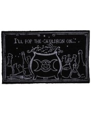 Изтривалка за врата Nemesis Now Adult: Gothic - I'll Pop the Cauldron on, 45 x 75 cm