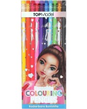 Изтриваеми цветни моливи Depesche TopModel - 10 цвята