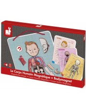 Детска магнитна игра Janod - Анатомия на човешкото тяло