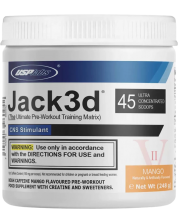 Jack3d Advanced Formula, манго, 250 g, USP Labs