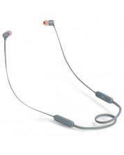 Безжични слушалки с микрофон JBL - T110BT, сиви -1