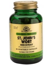 John'S Wort Herb Extract, 60 растителни капсули, Solgar -1