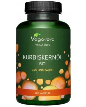 Kürbiskernöl Bio, 180 капсули, Vegavero -1