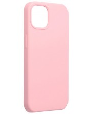 Калъф Forcell - Silicone, iPhone 13/14, розов
