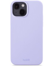 Калъф Holdit - Silicone, iPhone 15, лилав
