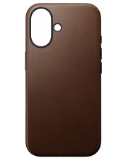 Калъф Nomad - Modern Leather , iPhone 16, кафяв -1