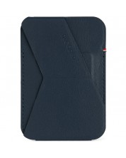 Картодържател Decoded - MagSafe Leather, iPhone, син -1