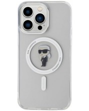 Калъф Karl Lagerfeld - IML Ikonik, iPhone 15 Pro Max, прозрачен
