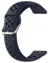 Каишка Techsuit - W004, Galaxy Watch/Huawei Watch, 20 mm, тъмносиня