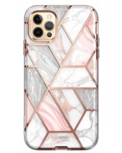 Калъф i-Blason - Cosmo, iPhone 13 Pro Max, Marble Pink