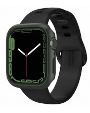 Рамка Spigen - Thin Fit, Apple Watch 7, 45 mm, зелена