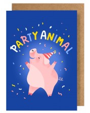 Картичка Party animal -1