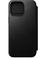 Калъф Nomad - Modern Leather Folio, iPhone 15 Pro Max, черен -1