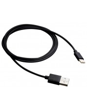 Кабел Canyon - CNE-USBC1B, USB-C/ USB-A, 1 m, черен -1