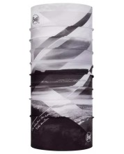 Кърпа за глава BUFF - Original Ecostretch, geoelens grey, сива -1