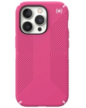Калъф Speck - Presidio 2 Grip, iPhone 14 Pro, розов -1