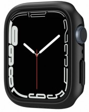 Рамка Spigen - Thin Fit, Apple Watch 7/8, 45 mm, черен
