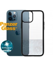 Калъф PanzerGlass - ClearCase, iPhone 12 Pro Max, прозрачен/черен -1
