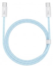 Кабел Baseus - Dynamic, USB-C/USB-C, 1 m, син