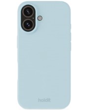 Калъф Holdit - Silicone, iPhone 16, Mineral Blue -1